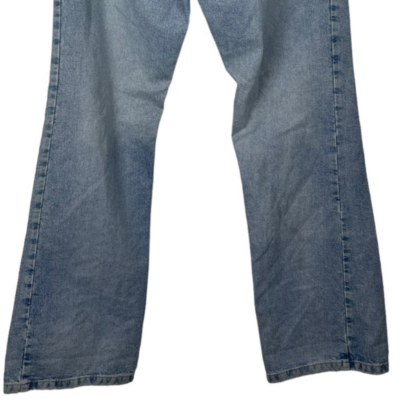 TOMMY HILFIGER Y2K VINTAGE LIGHT WASH FADED COTTON DENIM BLUE BOOTCUT JEANS - Picture 7 of 15